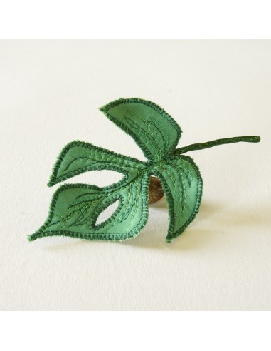 Rhaphidophora tetrasperma Brooch, Botanical Pin Livraison rapide