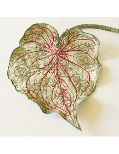 Caladium Leaf Wall Hanging, Botanical Decor l'évolution des habitudes 