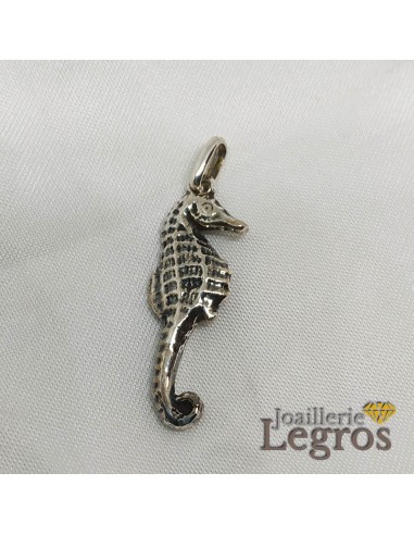 Pendentif Hippocampe Cheval de Mer en argent 925 livraison et retour toujours gratuits