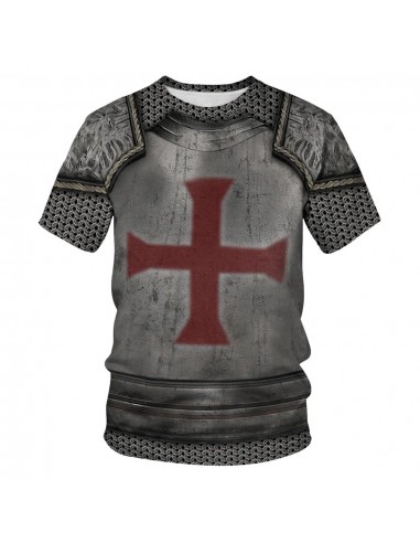 T-shirt Armure de Templier la colonne vertébrale