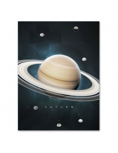 Poster Planète Saturne soldes