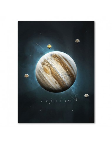 Poster Planète Jupiter des créatures d'habitude