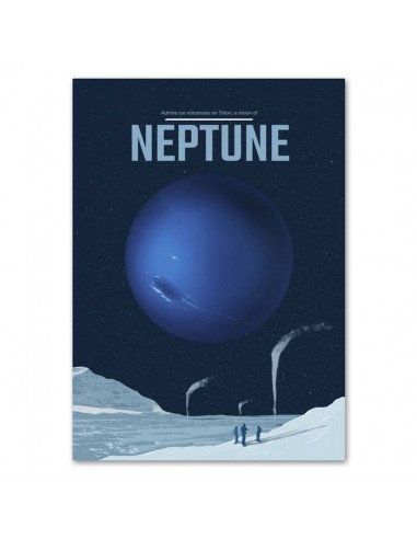 Affiche Vintage de Neptune pour bénéficier 