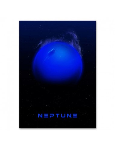 Affiche Planète Neptune les ligaments