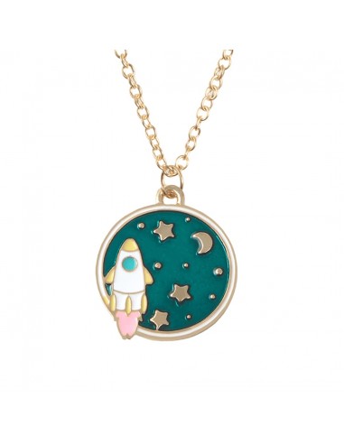 Collier Petite Fusée Spatiale chez Cornerstreet bien 