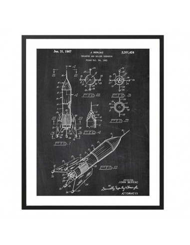 Poster Scientifique Fusée destockage