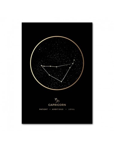 Affiche Constellation Capricorne commande en ligne