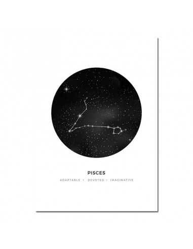 Poster Constellation Poisson ouvre sa boutique