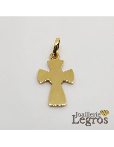 Pendentif croix or jaune 18 carats fantaisie celte celtique commande en ligne