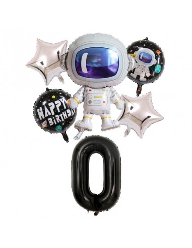 Ballons Anniversaire Espace Chiffre 0 commande en ligne