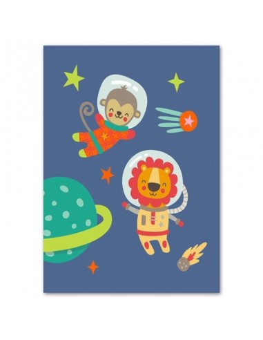 Poster Bébé Lion Astronaute Comment ça marche