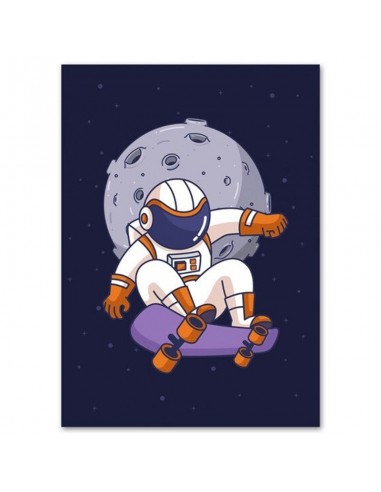 Poster Enfant Astronaute Freestyleur des créatures d'habitude