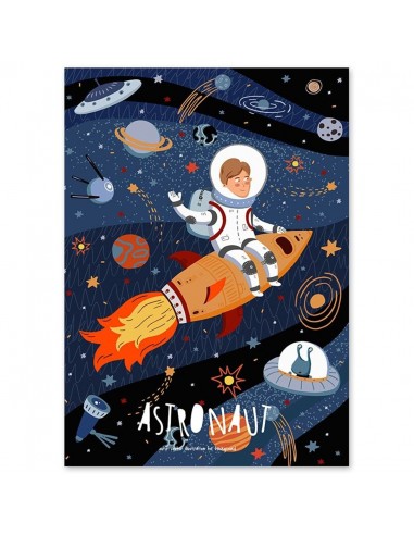 Affiche Chambre Enfant Astronaute offre 