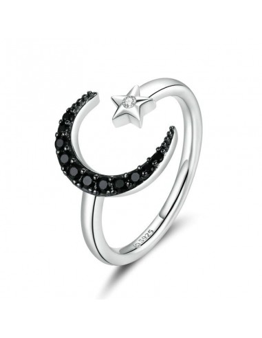 Bague Lune en Argent outlet