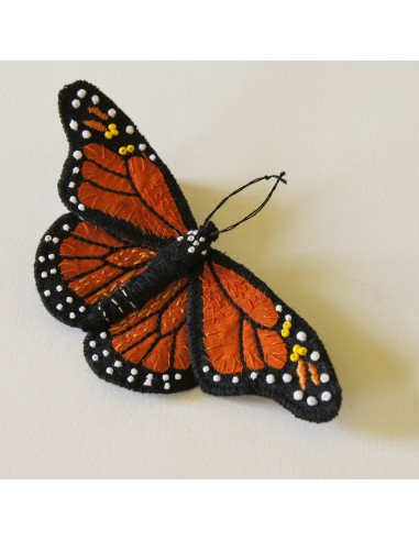 Monarch Butterfly Brooch Entomology Jewelry en ligne