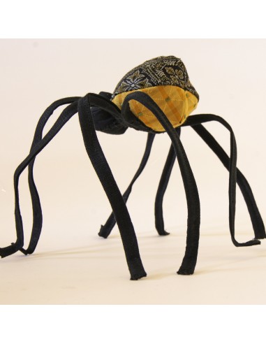 Spider Soft Sculpture Black Kimono Silk and Linen meilleur choix