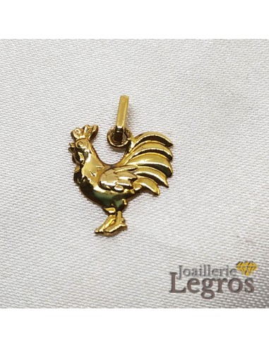 Pendentif Coq en or jaune 18 carats soldes